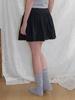 Liel Berries Lace Mini Skirt (Black)