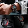 RORIOS Simple Popular Chronograph Calendar Date Display Waterproof Analog Quartz Watch Business Commuting Interview Business Trip watch for man Casual