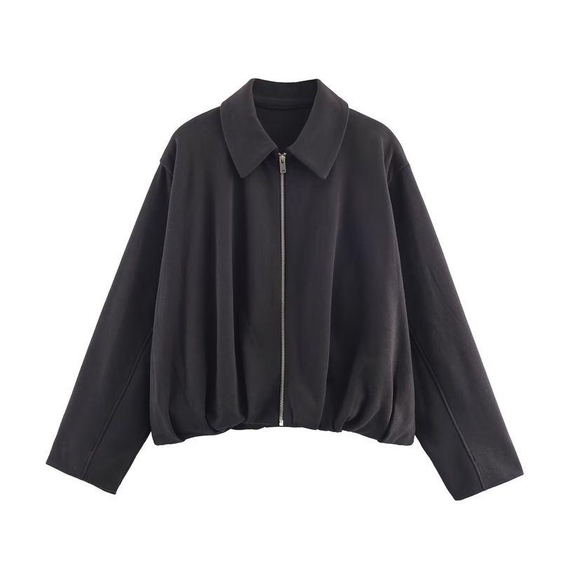 Za Autumn New Women Clothes 2025 Western Style Flannel Jacket Trousers Set 4174674 4174675