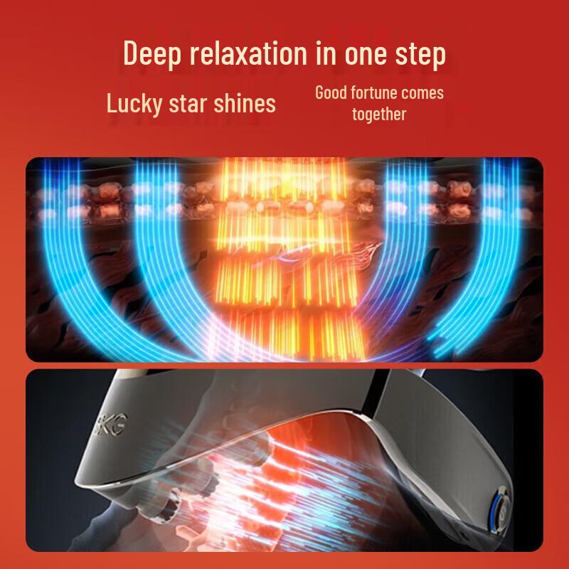 SKG Foldable Neck & Waist Pulse Heat Massager