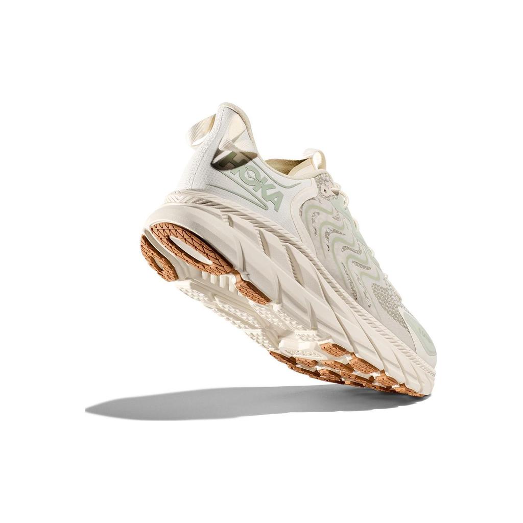 Satisfy x HOKA Clifton LS Celadon Tint Unisex Sneakers White Whisper-White 1143450-CTWW