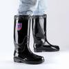 Kitchen High Tube Thickened Chef Rubber Shoes Non-slip Rain Boots Waterproof and Oil-proof Kitchen Shoes Beef Tendon Sole Men's Long Tube Water Shoes