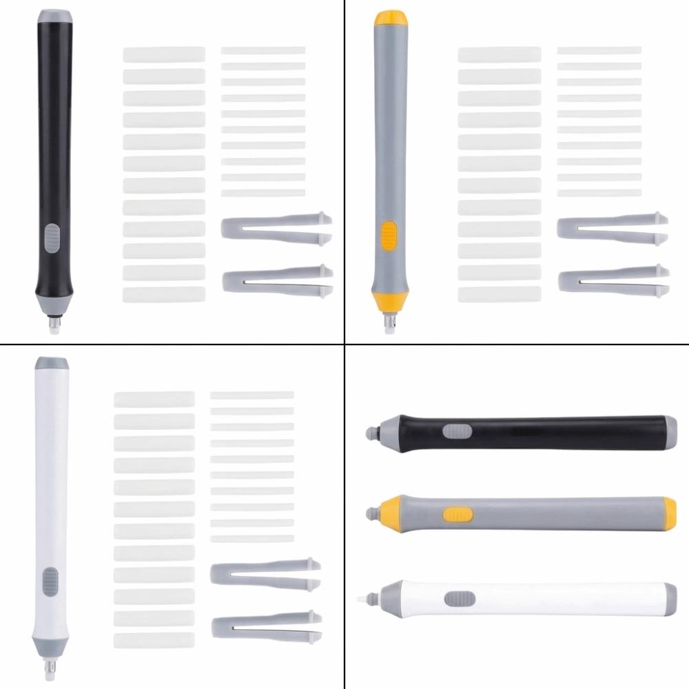 Replaceable Rubber Refills Electric Pencil Eraser Automatic Eraser Kit  For Art Pencils