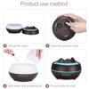 Creative Wood Grain Aroma Diffuser and Humidifier for Home Air Purification