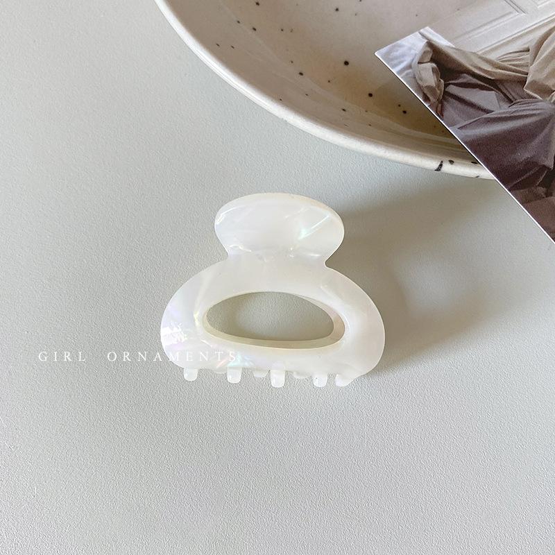 

Новая женская заколка-краб для волос маленькая 4,5 см ацетатная заколка для волос элегантная красочная полая заколка-краб аксессуары для волос для девочек заколка