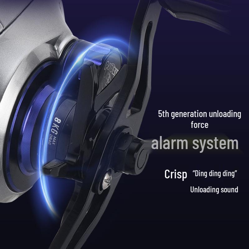 Kemeilong DC Water Drop Wheel 2nd Gen Smart Brake Lightweight Lure Wheel with Buzz Feature