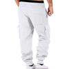 New men's autumn and winter sports and leisure trousers men's sports multi-pocket work trousers sweatpants men