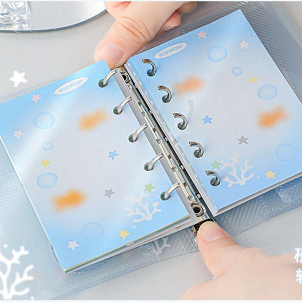 Stationery Cartoon Loose-leaf Notebook Mini Portable Hand Account Book Diary Binder Hand Ledger Kids Gift