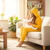 Pineapple kigurumi onesie costume women's pajamas men's warm tracksuit disguise size M