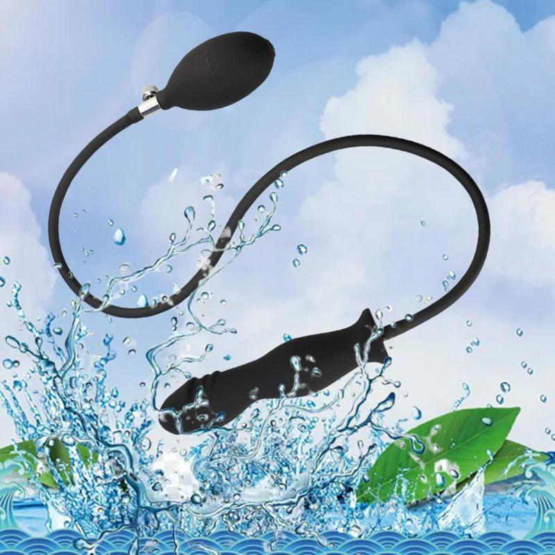 BDSM Aufblasbarer Analplug Butt Plug Anal Dilatator Anus Extender Sexspielzeug G-Punkt Stimulator Prostata Massager Sexspielzeug für Erwachsene