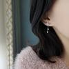 Simple Shell flower tassel earrings woman jewelry gift