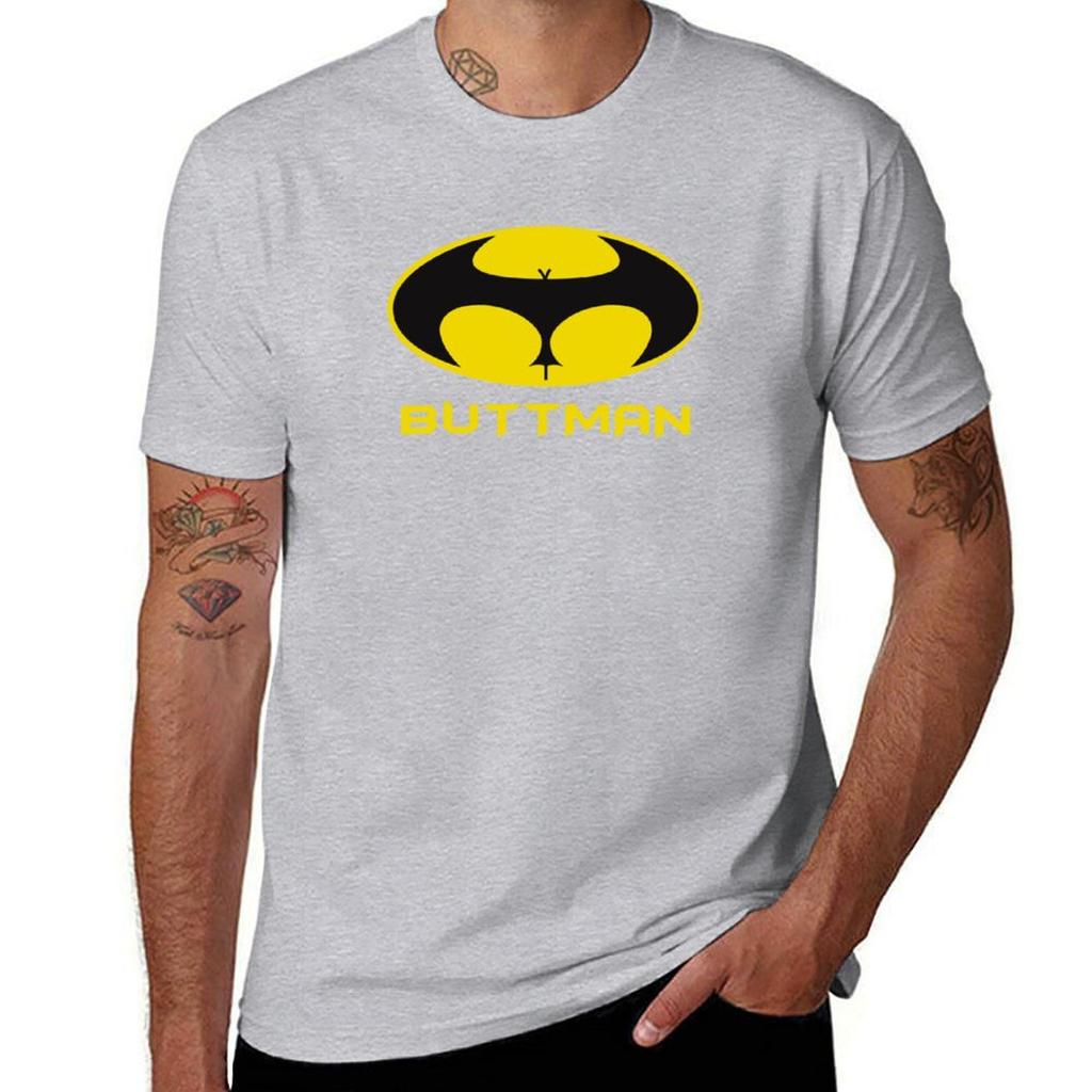 BUTTMAN T-Shirt Graphics Plus Size Tops Customs Design Your Own Black T Shirts for Men