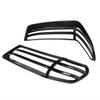 Glossy Black Front Wheel Eyebrow Light Decor Cover For 18-22 Jeep Wrangler JL JT