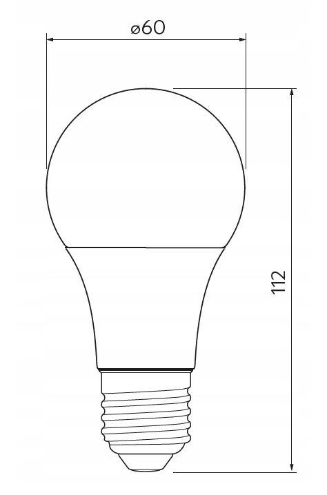 E27 3000K LED motion and twilight sensor bulb