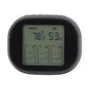 Indoor Outdoor Thermometer Celsius Fahrenheit Switching Visible At Night Wireless Black Temperature
