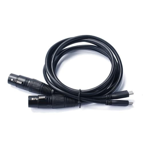 USB Typ-C auf 3-Pin XLRS Stecker auf Buchse Mikrofonkabel, Symmetrisches Audiokabel für Mischpulte und Verstärker