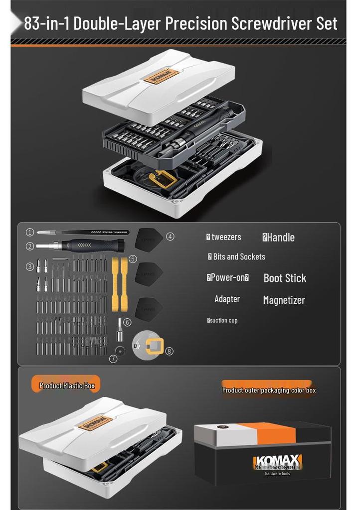 Multi-functional Screwdriver Set for Laptop & Mobile Repair