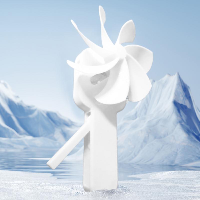 Portable Manual Cranked Handheld Fan Mini hand-pressure cooling fan Manual Personal Air Cooling Small Travel Accessories