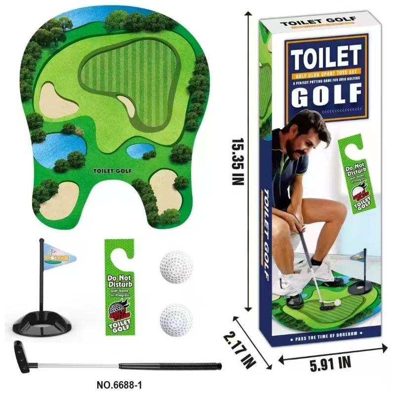 

Toilet Golf Scene Leisure Entertainment Sports Toys Lawn standard model зелёный