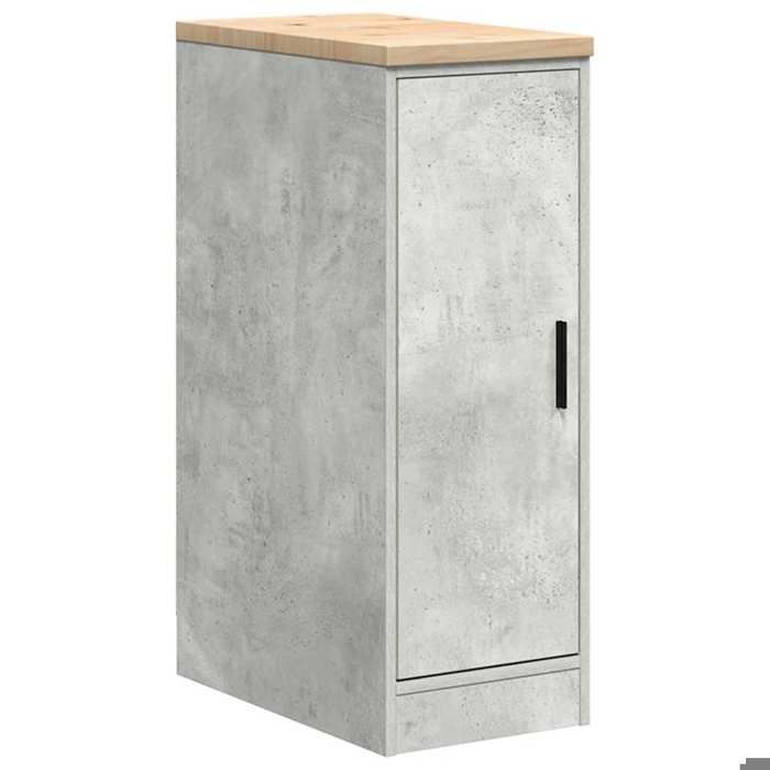 VidaXL Garage Storage Cabinet Concrete Grey 30x51x85 Cm Pine Wood, Cabinet, Tool Cabinet, Low Cabinet, Cabinet of 860556