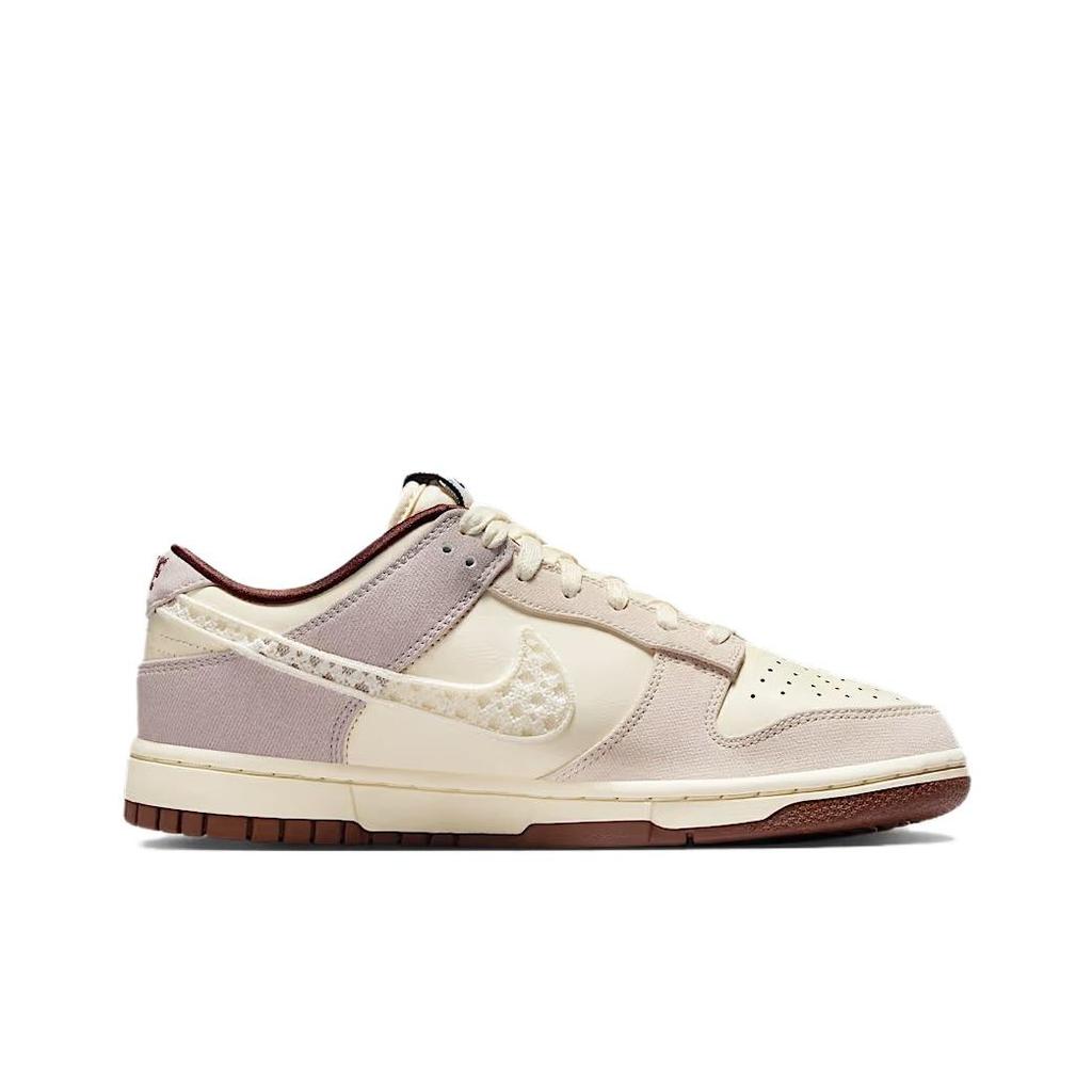 Nike  Dunk Low LX Crochet Swoosh Women Sneakers Cream Soft-Pearl Malt IH7353-010