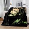 French Rock Star Johnny Hallyday Blanket Flannel Blanket Home Travel Blanket Fashion Warm Blanket Bed Linings Birthday Gift