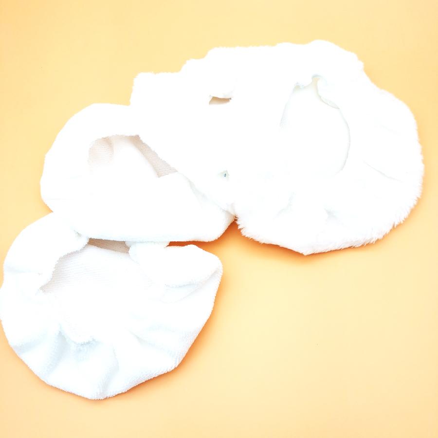New 4 X Terry Cloth+Woolen Fleece Car 9-10inch Polishing Bonnet Buffer Polishing Pad