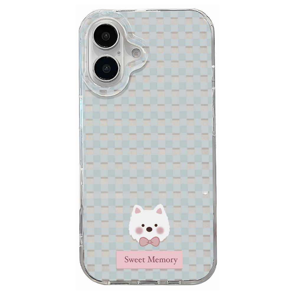 Painted Phone Case for iPhone 12 13 15 16 iPhone 16 12 13 14 15 Pro  14 15 16 Pro Max Coverage Shockproof Anti-Fingerprint Fresh Style Protective Case