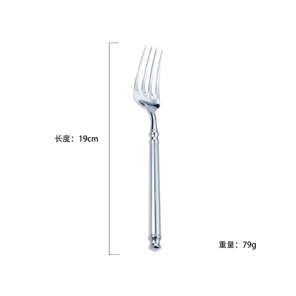 Q6 Roman knife, fork and spoon 304 stainless steel thickened western knife and fork legendary style thick steak knife, fork and spoon set