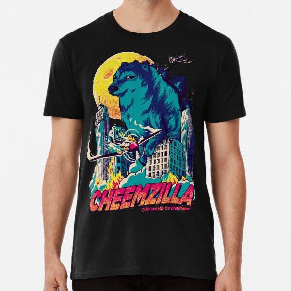 

Cheemzilla - The Gomd of Cheemse | Blue | Ka S to 5XL Made in the AU/USA T-Shirt 2XL