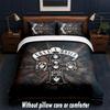 Guns N’ Roses Design Bed Bedding Set 1 Duvet Cover + 2 Pillowcases Soft Breathable Household Bed Linens