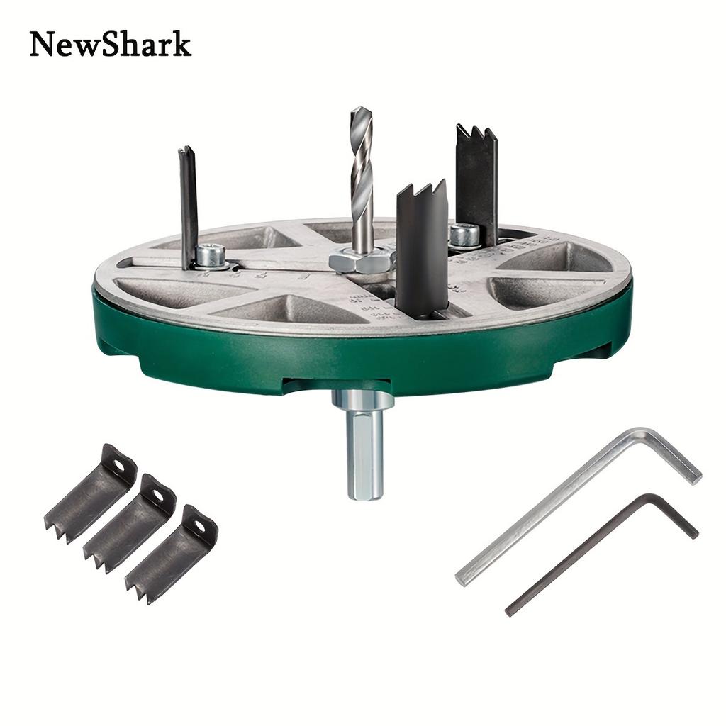 Adjustable Round Hole Saw Tool, Adjustable Hole Saw Diameter 45mm-130mm Woodworking Tools Hole Opener