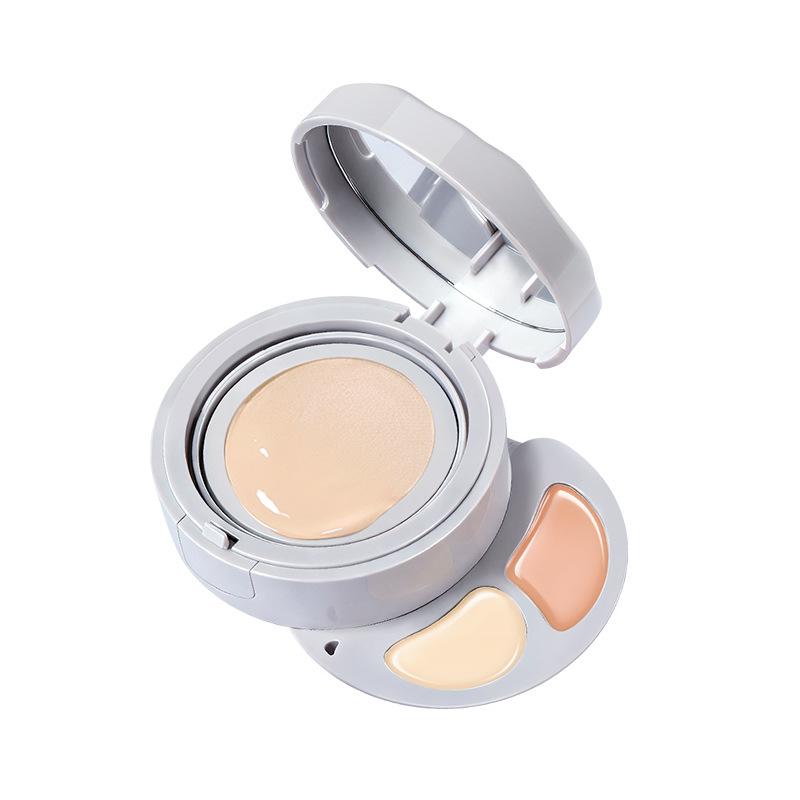 NOVO Cloud Fat Cream Glow Cushion Foundation & Concealer: Langanhaltend, Wasserdicht, Schweißfest, Weichzeichner-Effekt, Wischfest.