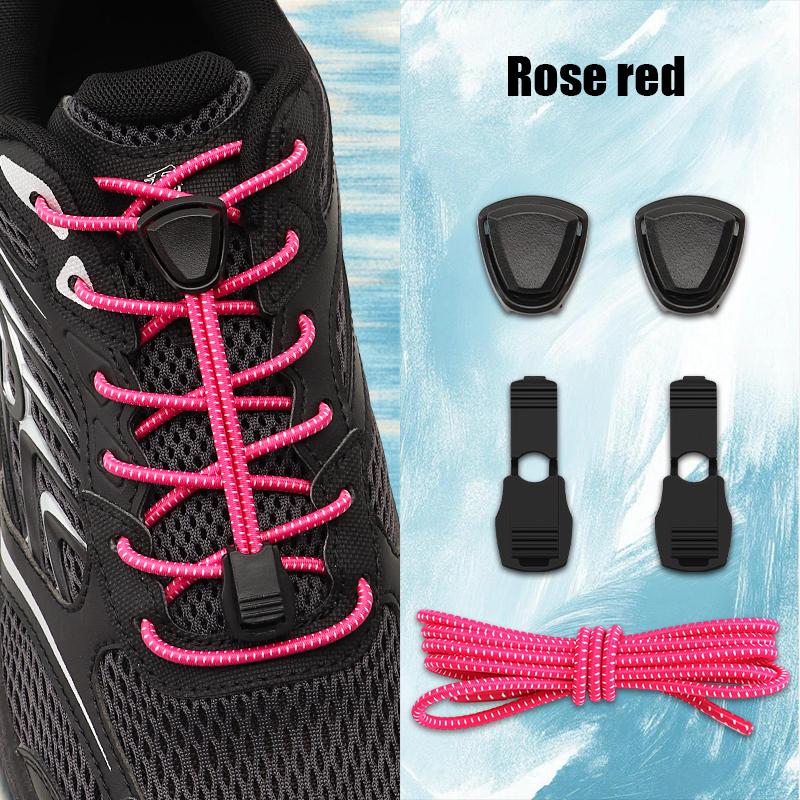 Elastische No-Tie Schnellverschluss-Schnürsenkel Automatisch für Wandern Laufen Sneaker - Ersatzzubehör für Outdoor-Schuhe