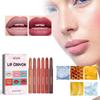 6 Colors Lip Liner High Pigmented Smooth Easy To Color Lip Liner Cosmetics For Women