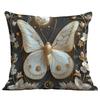 New Imitation 3d Butterfly Printed Pillowcase Retro Home Sofa Cushion Pillowcase Decoration