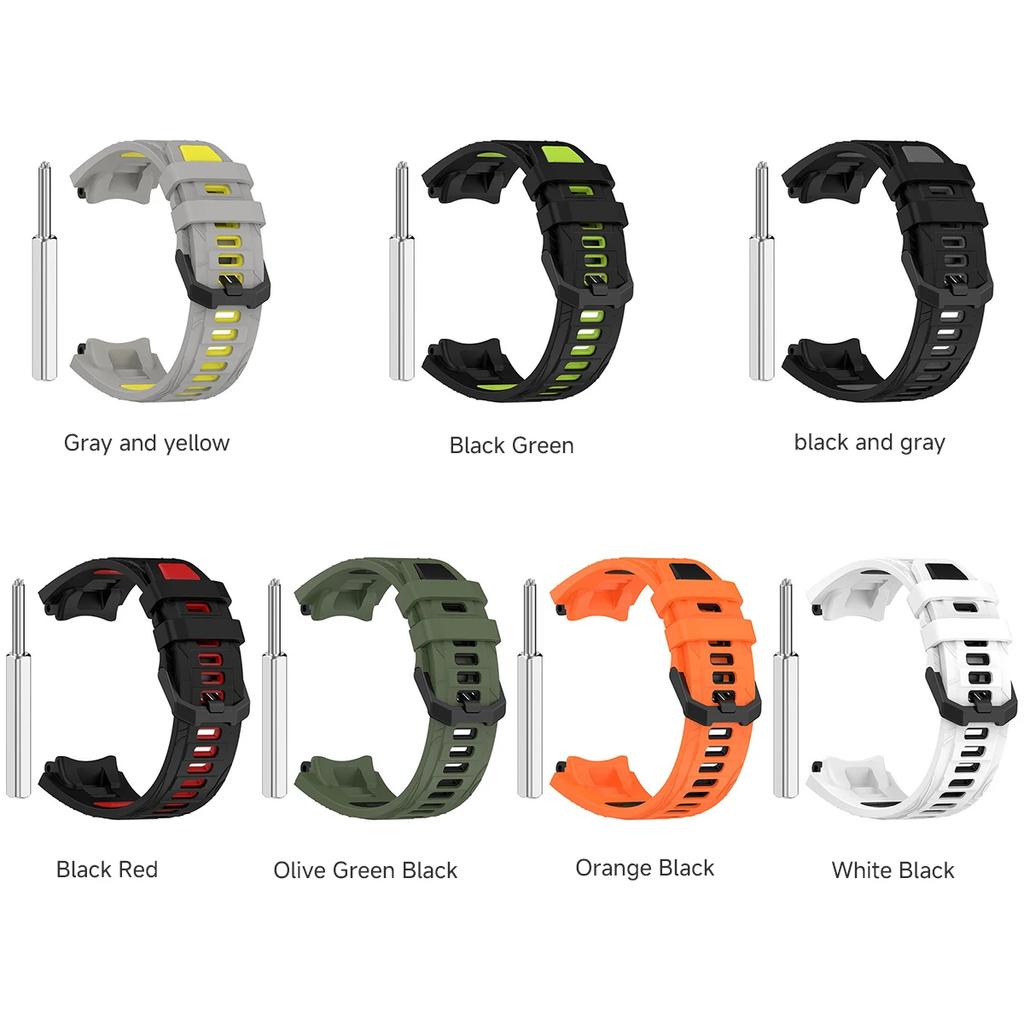 Silicone Strap For Amazfit T-REX 3 Smart Watch Sports Band Original Replacement Huami T Rex3 Bracelet Belt Accessories TRex 3