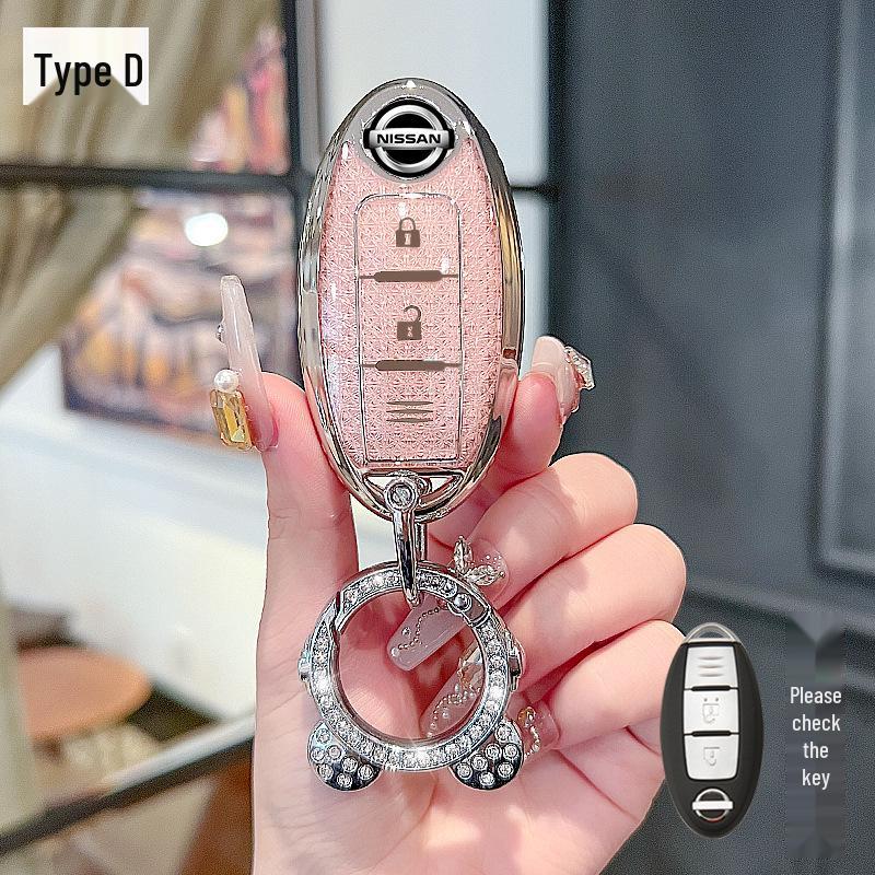 Nissan Sylphy, Teana, Qashqai, Kicks, X-Trail, Tiida, Bluebird Key Cover & Buckle