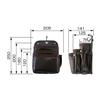 TAJIMA Safety System Detachable Tool Twin Crocodile Synthetic Easy To Attach and Can Be Attached To a Belt Easy To Rearrange Tool Select and Attach
