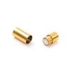 37 Split Stainless Steel Magnetic Clasp Bracelet Connector, DIY Jewelry Accessories, Leather Rope Buckle, Hand Rope Buckle Head