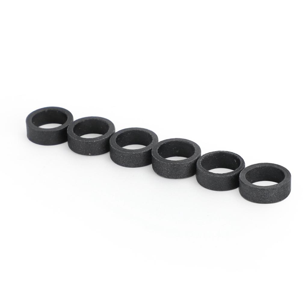 6PCS Fuel Injectors Repair Seals Fit BMW 135 335 535 550 650i 740i 750i X5 X6