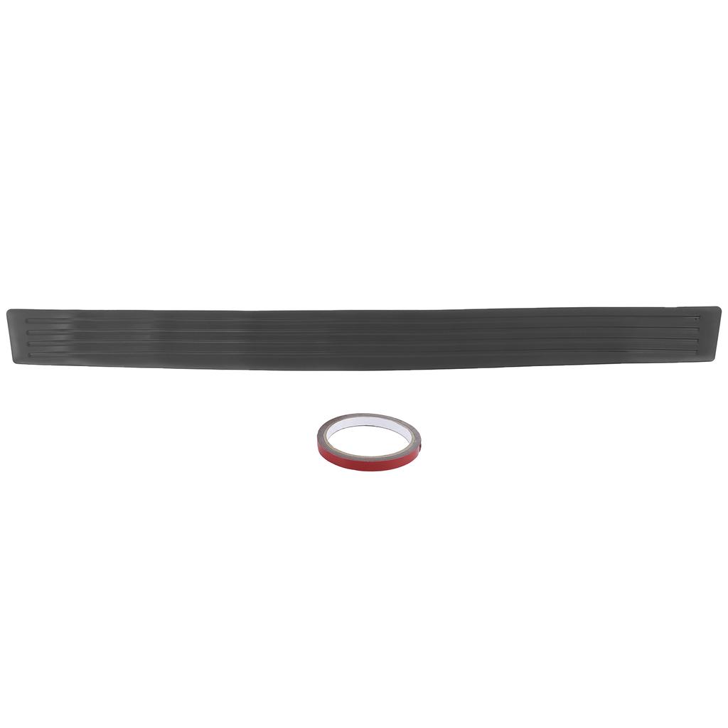 Universal Car Trunk Rear Bumper Guard Strip PVC Trunk Door Trim Cover Protector Black90 X 8cm