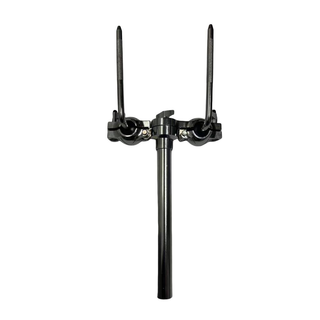 Universal Double Cowbell and Tom Mount with Adjustable Cowbell Suspension and Tom-Tom Stand