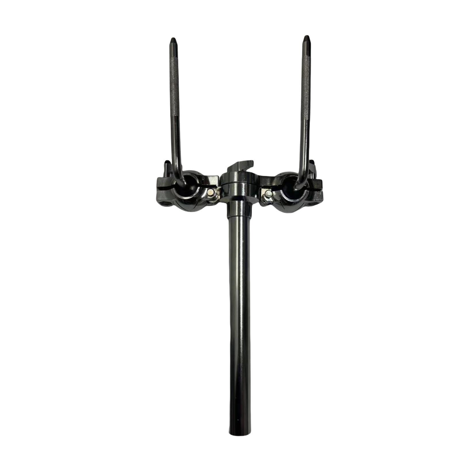 Universal Double Cowbell and Tom Mount with Adjustable Cowbell Suspension and Tom-Tom Stand ABS