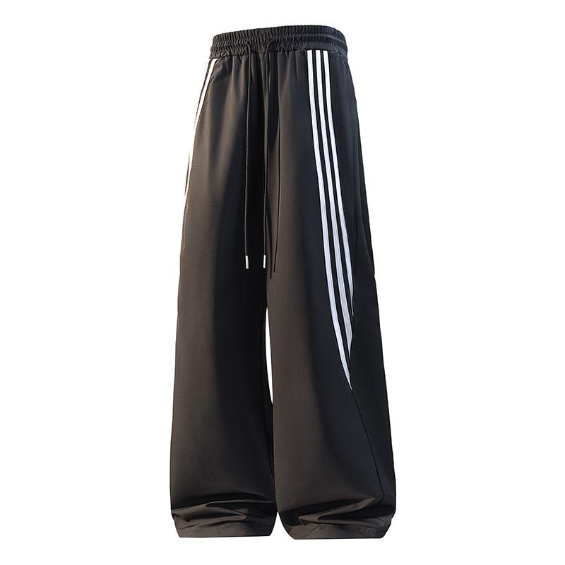 Men's Loose Straight Leg Pants, Men's Casual Pants