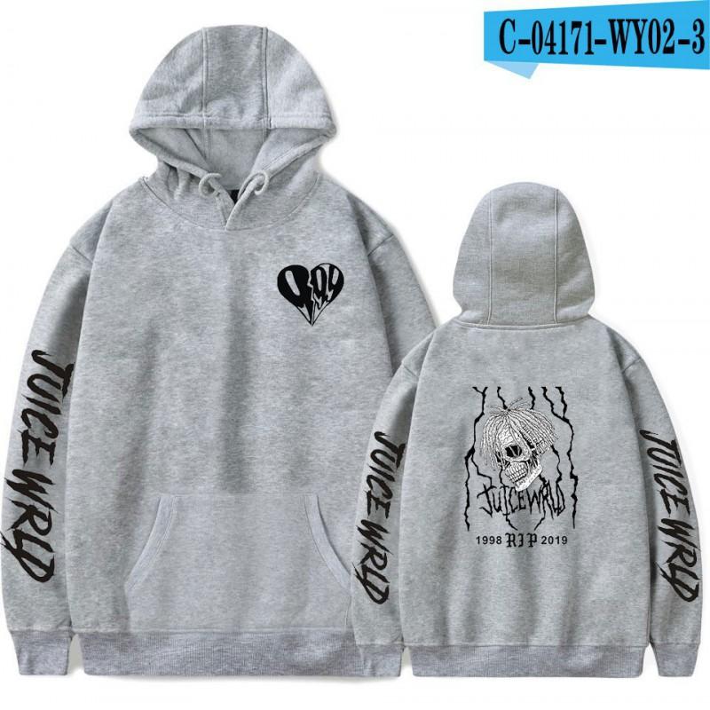 Juice WRLD Inspired Hoodie Men Women Oversized Streetwear Sweatshirt With Graphic Print Casual Pullover