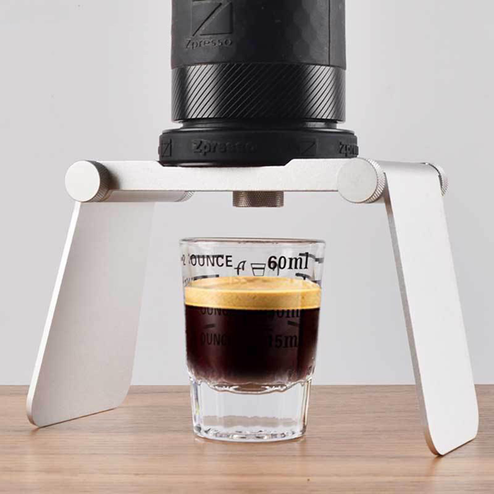 Space Saving Coffee Machine Stand with Height Adjustment Coffee Dripper Rack Aluminum Alloy Bracket for Small Kitchens