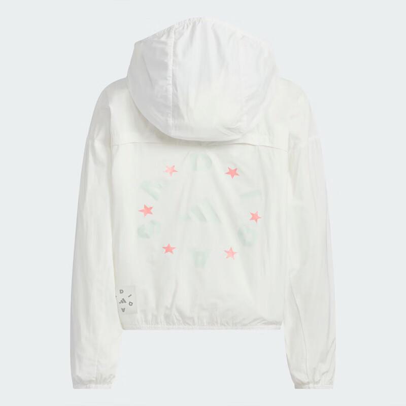 Adidas Lightweight Woven Hooded Jacket 140