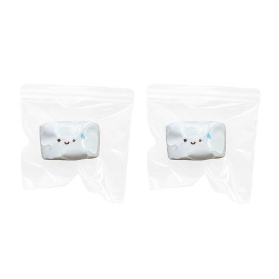 1/2/3Pcs Cartoon Expression Bun Squeeze Toy Speechless Steamed Bun Sensory Pinch Fidget Toy Stress Relief Relaxation Decompression Tool