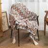 OEING Bohemian Knitted Sofa Throw Blanket